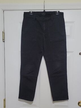 Lucky Brand Black Straight-Leg Cargo Pants